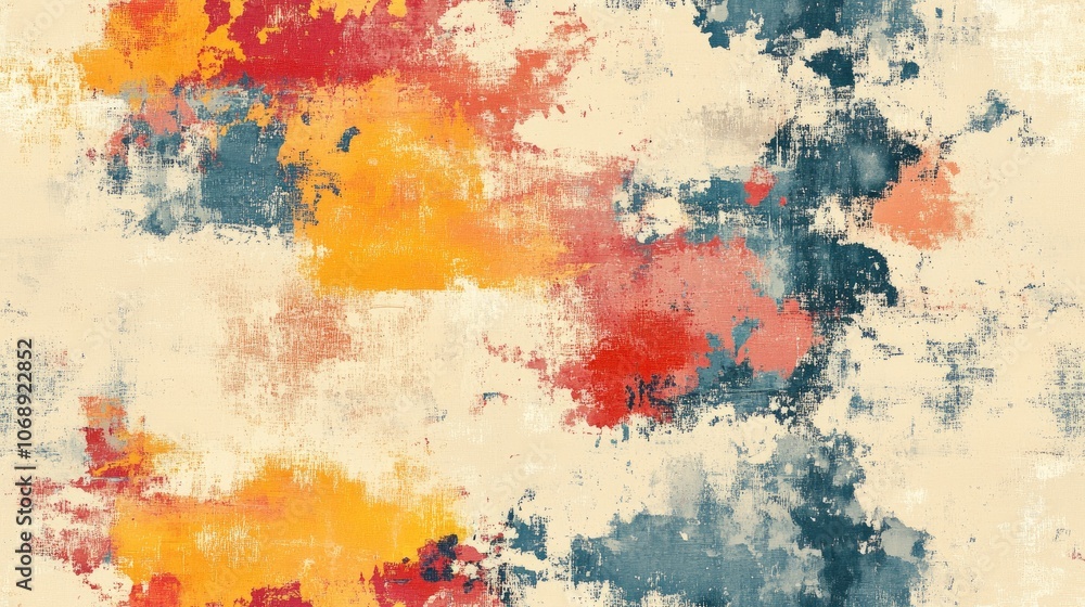 Obraz premium Brushed painted abstract background featuring a seamless pattern ideal for textile and graphic design applications