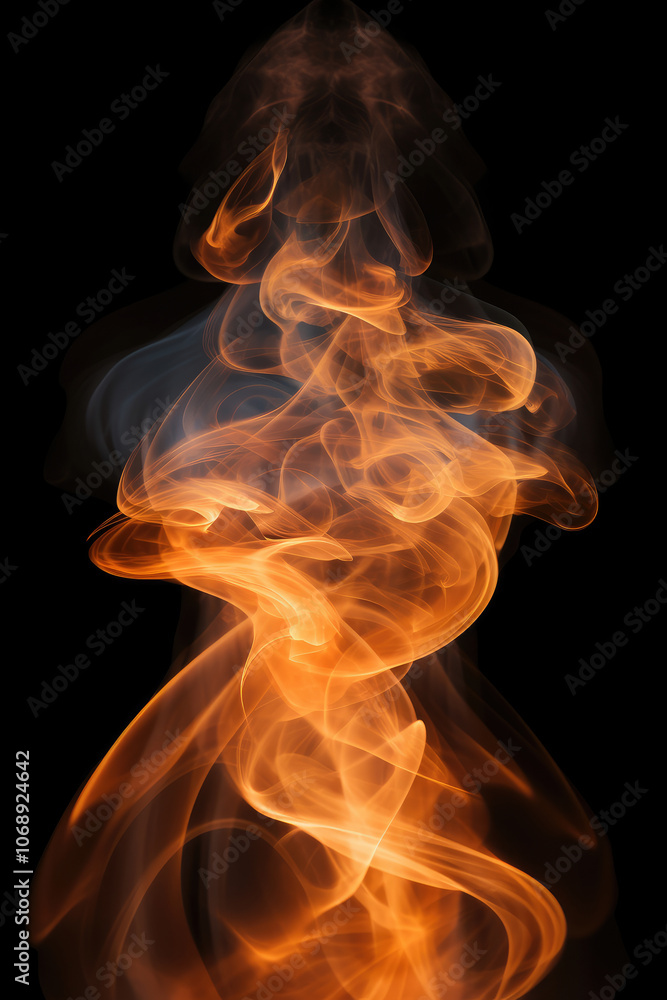 Enigmatic Smoke Whirls Abstract Art Enigmatic Smoke Whirls Abstract Art