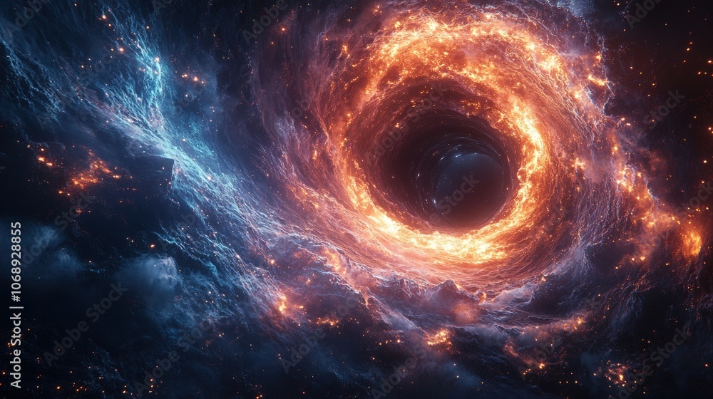 Celestial Tunnel Fiery Cosmic Passage Celestial Tunnel Fiery Cosmic Passage