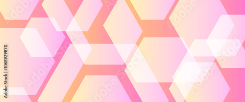 techno abstract background overlap layer on dark space with mixing colors effect decoration. Modern graphic design element hexagons style concept for web banner, flyer, card or brochure cover