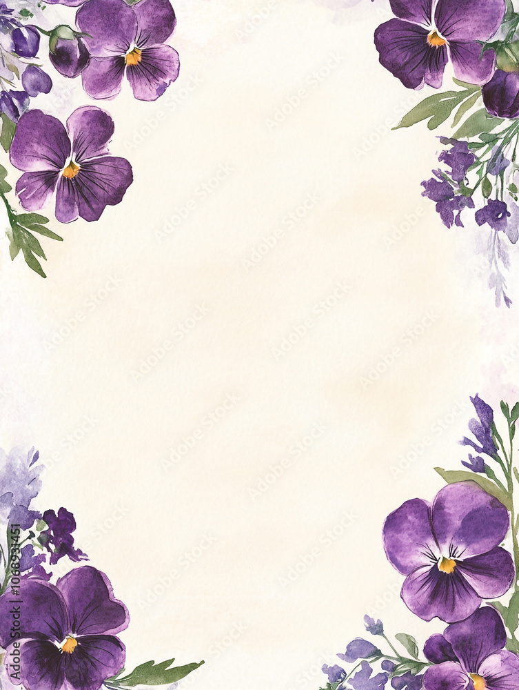 A purple flower with a green stem. The flower is surrounded by a white background A purple flower with a green stem. The flower is surrounded by a white background
