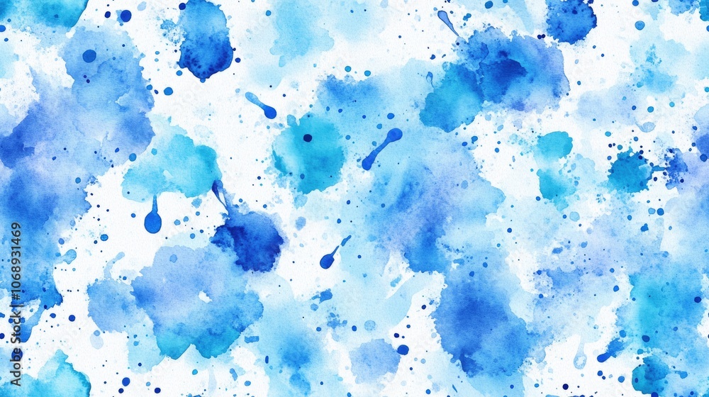 Seamless abstract watercolor pattern featuring liquid splatter in blue and turquoise pastel tones ideal for festive design projects Mardi Gras Seamless abstract watercolor pattern featuring liquid splatter in blue and turquoise pastel tones ideal for festive design projects Mardi Gras
