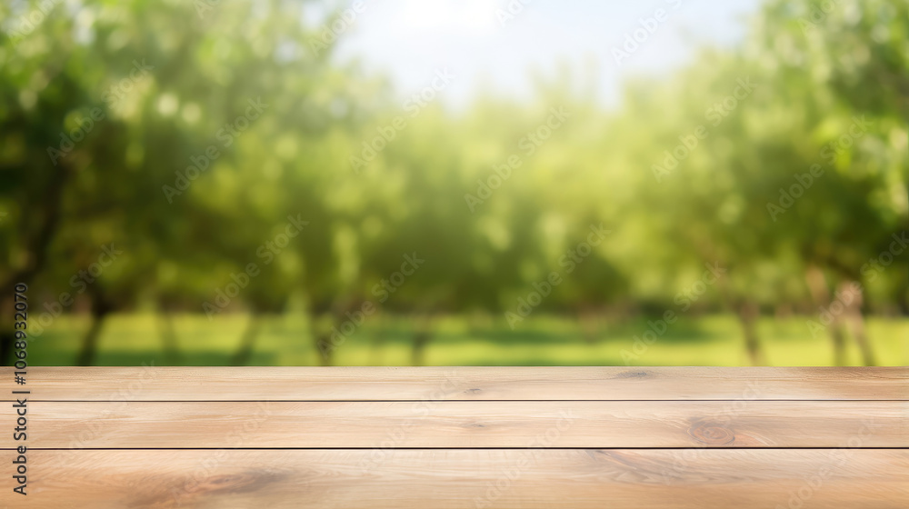 Tranquil Park Tabletop Background for Design Tranquil Park Tabletop Background for Design