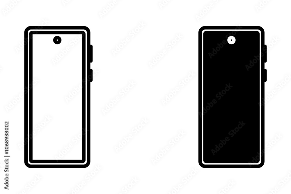 Mobile phone icon set. for mobile concept and web design. vector illustration Mobile phone icon set. for mobile concept and web design. vector illustration
