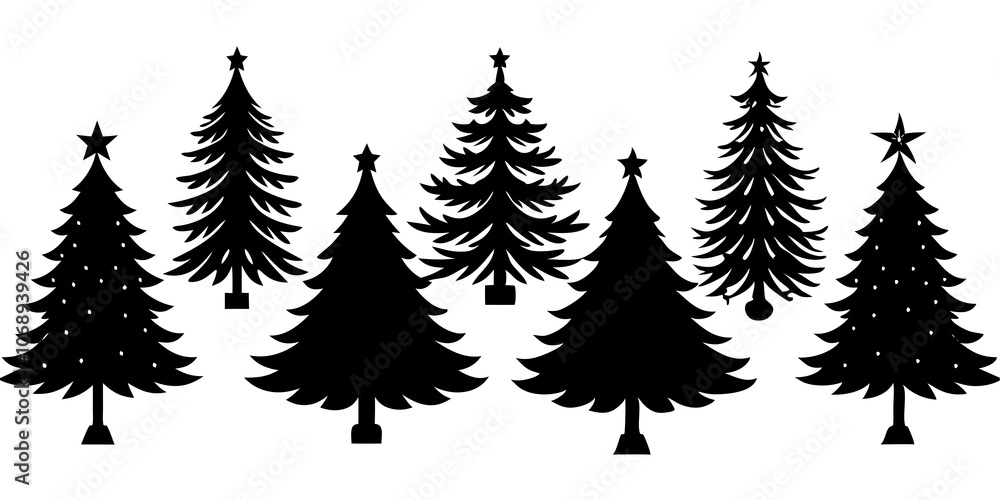 10 Silhouette Christmas Tree Vector, Silhouette Christmas Tree Vector, Christmas Tree Silhouette Vector 10 Silhouette Christmas Tree Vector, Silhouette Christmas Tree Vector, Christmas Tree Silhouette Vector