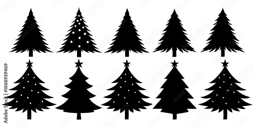 10 Silhouette Christmas Tree Vector, Silhouette Christmas Tree Vector, Christmas Tree Silhouette Vector 10 Silhouette Christmas Tree Vector, Silhouette Christmas Tree Vector, Christmas Tree Silhouette Vector