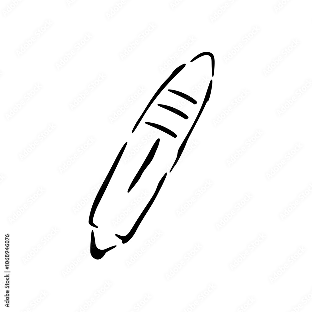 The halogen light bulb flat icon is editable with a hand drawn modern stroke The halogen light bulb flat icon is editable with a hand drawn modern stroke
