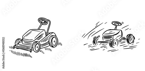 The modern movers outline doodle icon is suitable for print, web, mobile, and infographics.
