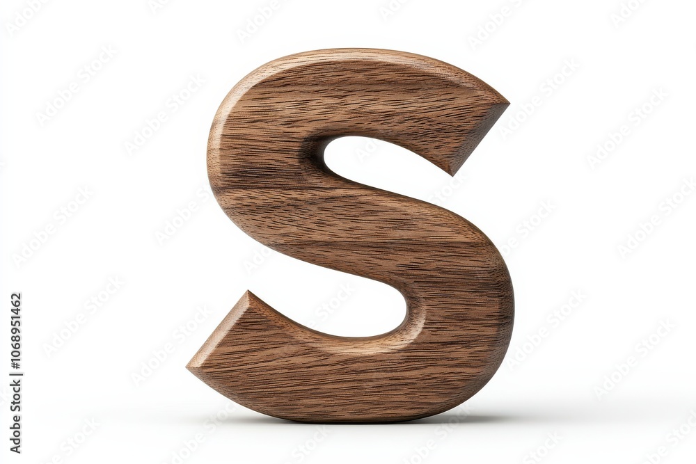 The 3d wooden textured dollar sign representing sustainable values in modern design The 3d wooden textured dollar sign representing sustainable values in modern design