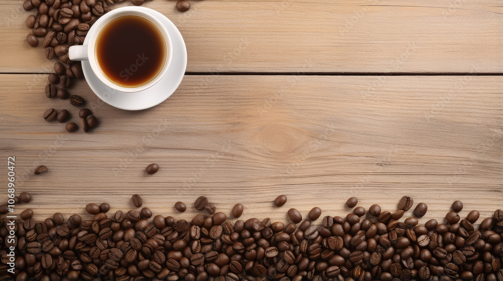 Morning Coffee Essence with Fresh Whole Beans Aroma Morning Coffee Essence with Fresh Whole Beans Aroma