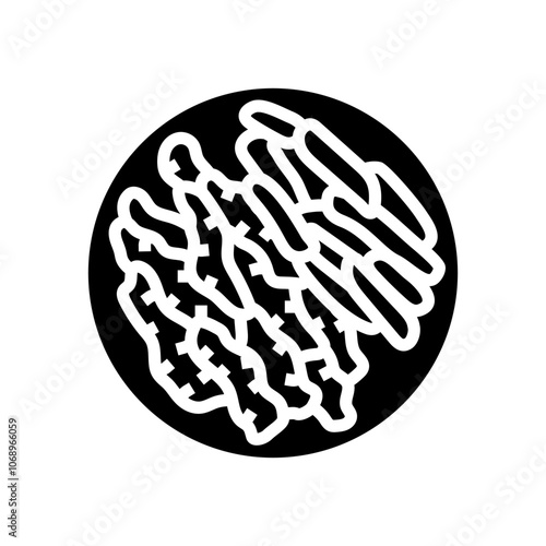 fajitas chicken food glyph icon vector. fajitas chicken food sign. isolated symbol illustration