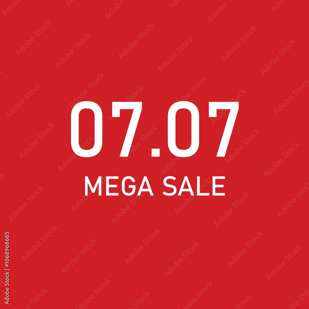 7.7 discount flash sale background. illustration for shopping day, online shopping, special Offer coupon, voucher, banner template, websites, social media advertising, Mega sale. 7.7 discount flash sale background. illustration for shopping day, online shopping, special Offer coupon, voucher, banner template, websites, social media advertising, Mega sale.