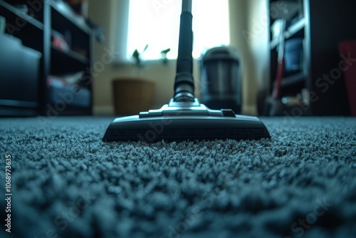 Vacuum Cleaner Head on Carpet  Cleaning  Housework  Home Appliances photo