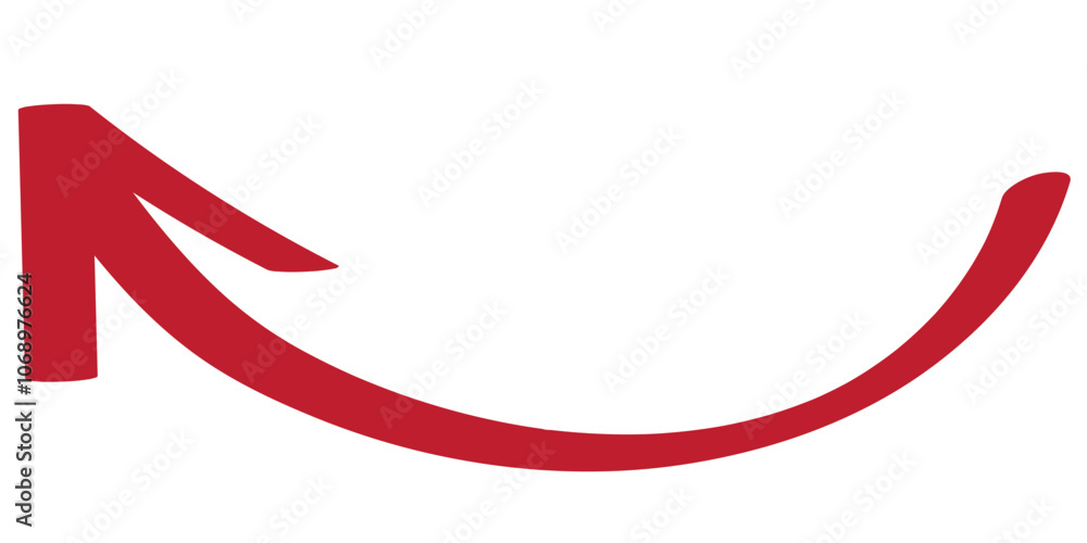 red arrow sign flat vector illustration red arrow sign flat vector illustration
