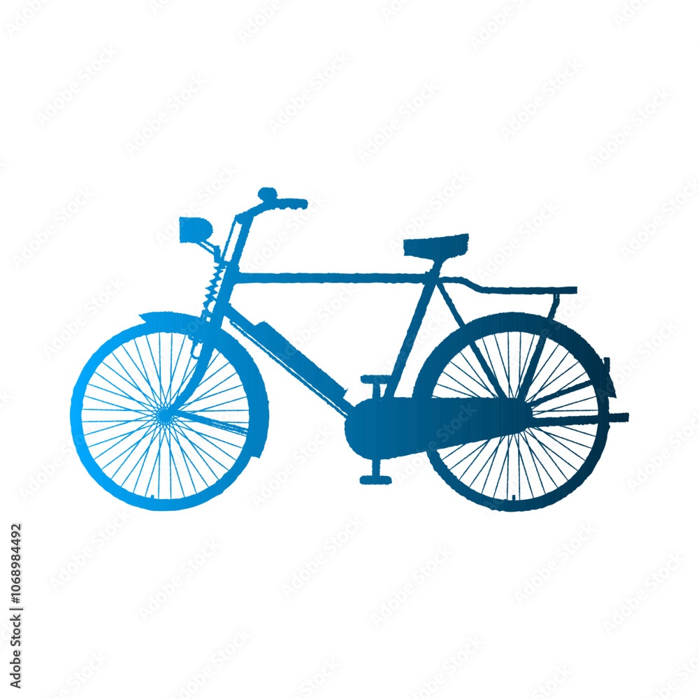 Fototapeta premium Bicycle illustration template