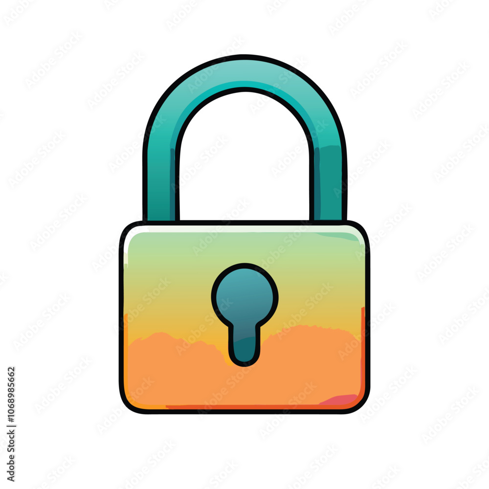 Colorful Padlock Icon with Gradient Design, Modern padlock icon with a gradient color scheme, symbolizing security, privacy, and protection, perfect for tech and digital interface designs.
Colorful Padlock Icon with Gradient Design, Modern padlock icon with a gradient color scheme, symbolizing security, privacy, and protection, perfect for tech and digital interface designs.