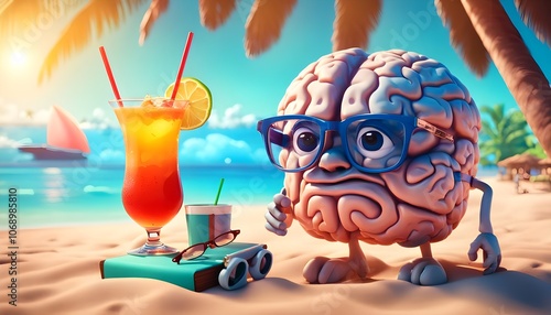 Cerebro de vacaciones photo