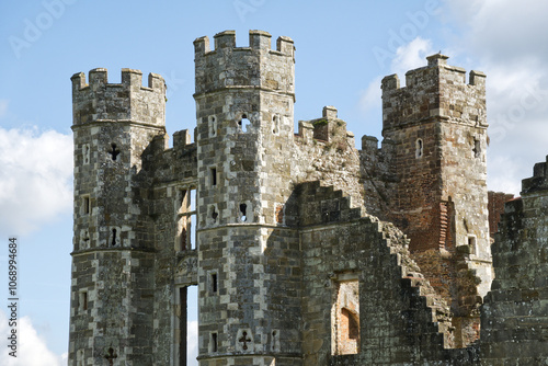 Old ruined manor house, Midhurst, England.