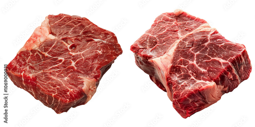 Fresh Cuts of Raw Beef for Culinary Use Fresh Cuts of Raw Beef for Culinary Use