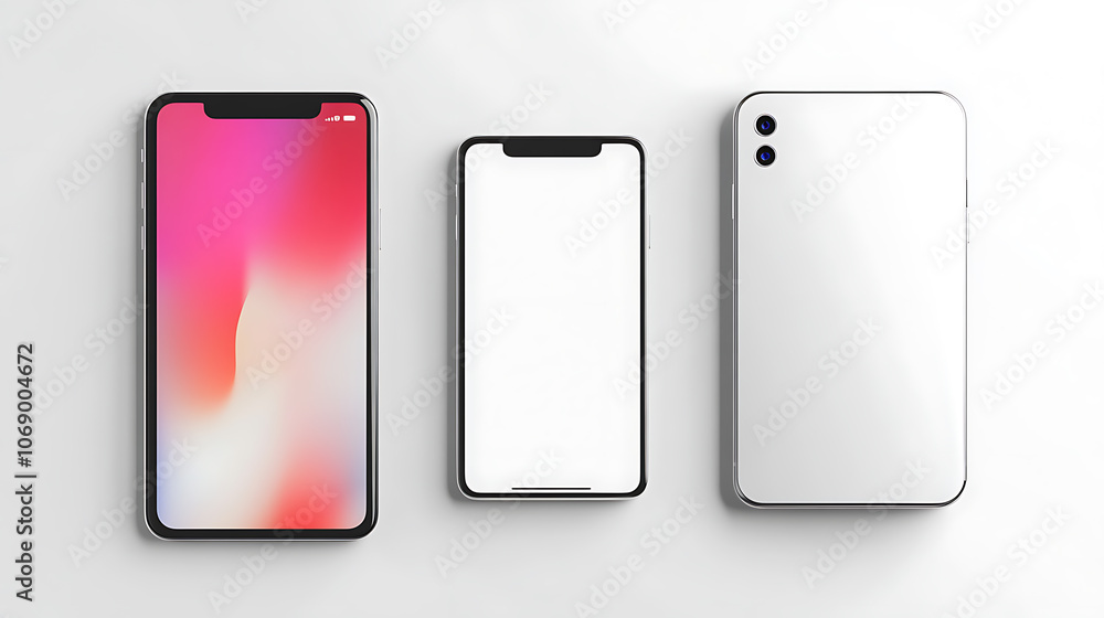 Phone, PC and tablet isolated Phone, PC and tablet isolated