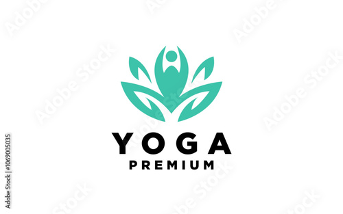 Yoga Lotus Logo - Lorem Ipsum template