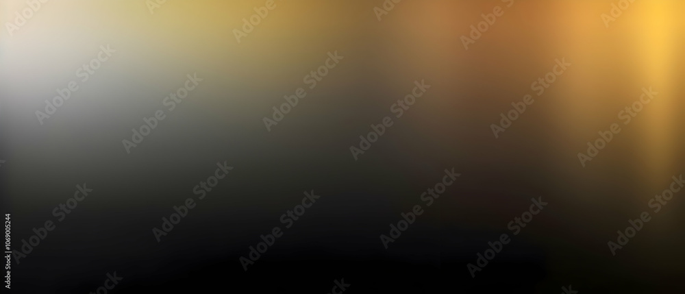 Blurred gradient Charcoal to Gold background