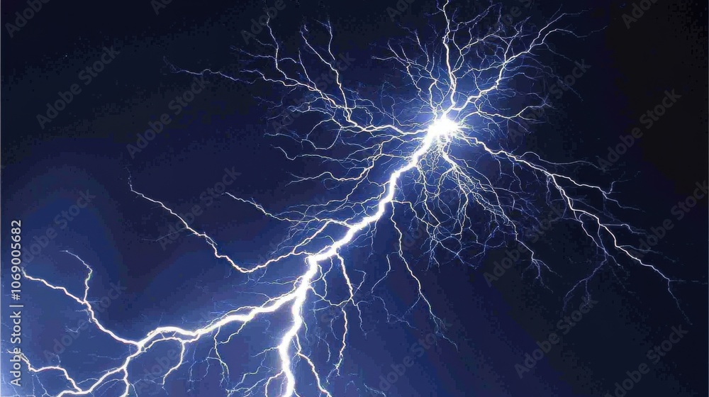 Ultra-Detailed Lightning Bolt with Intricate Branching Against a Clean Pastel Background, Highlighting Powerful Energy and Sharp Detail in a Minimalistic, Softly Lit Setting Ultra-Detailed Lightning Bolt with Intricate Branching Against a Clean Pastel Background, Highlighting Powerful Energy and Sharp Detail in a Minimalistic, Softly Lit Setting