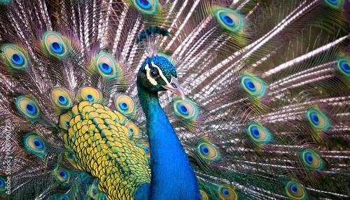 A Symphony of Feathers: The Proud Peacock's Display