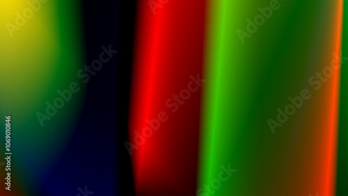 
Prism Rainbow light on dark background Overlay. Crystal highlight abstract effect.Blurred spectral transitions complemented by grainy texture