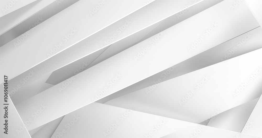 Abstract White Geometric Shapes Background Abstract White Geometric Shapes Background