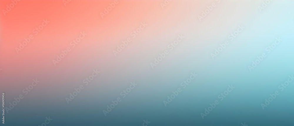 Blurred gradient Ice Blue to Coral background Blurred gradient Ice Blue to Coral background