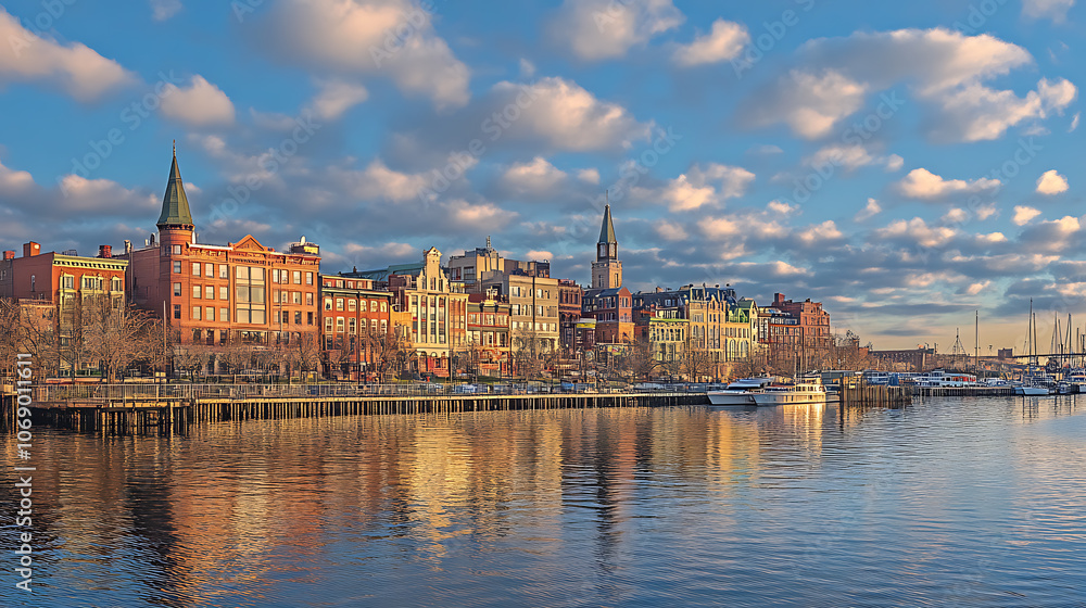 Obraz premium Hoboken Skyline