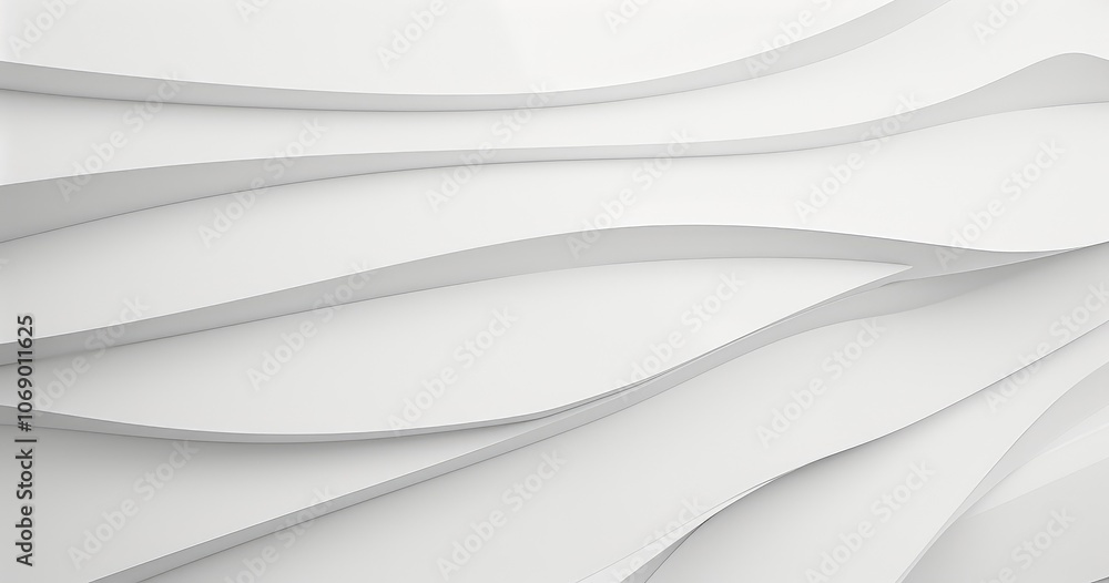 Modern Abstract White Wavy Background Design Modern Abstract White Wavy Background Design