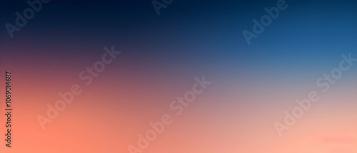 Blurred gradient Cobalt to Peach background