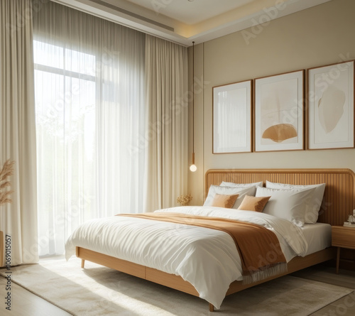 Wallpaper Mural A classic style bedroom that gives a warm feeling to the heart. Torontodigital.ca