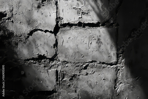 weathered and cracked concrete textures in abstract art photo