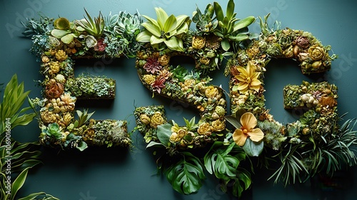 ESG Floral Arrangement with Succulents and Greenery