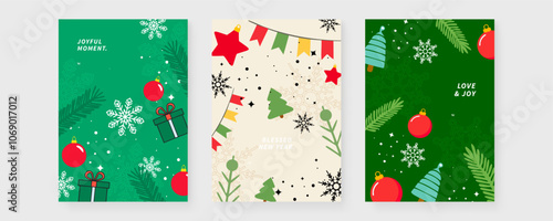 Festive Holiday Cards with Joyful Themes. A collection of festive holiday cards featuring joyful Christmas themes. Perfect for spreading love and cheer during the holiday season