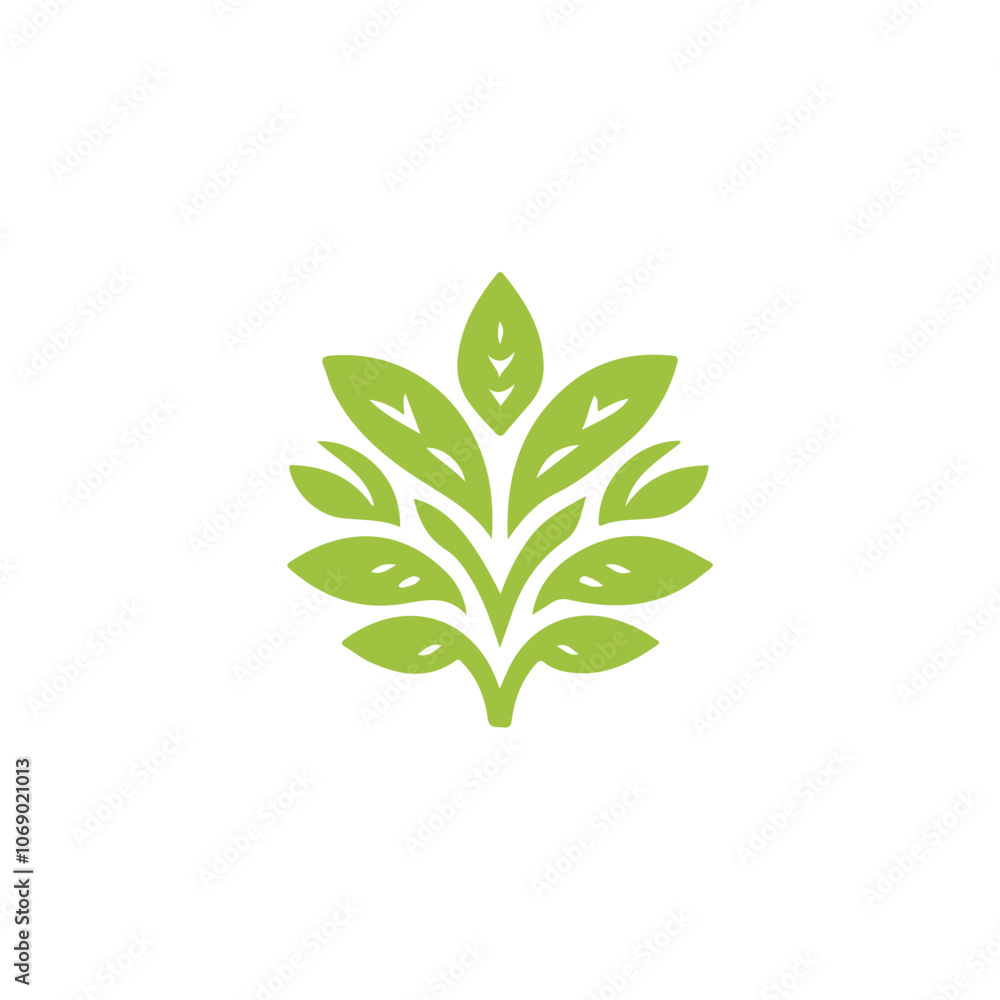 Obraz premium Unique Leaf Logo