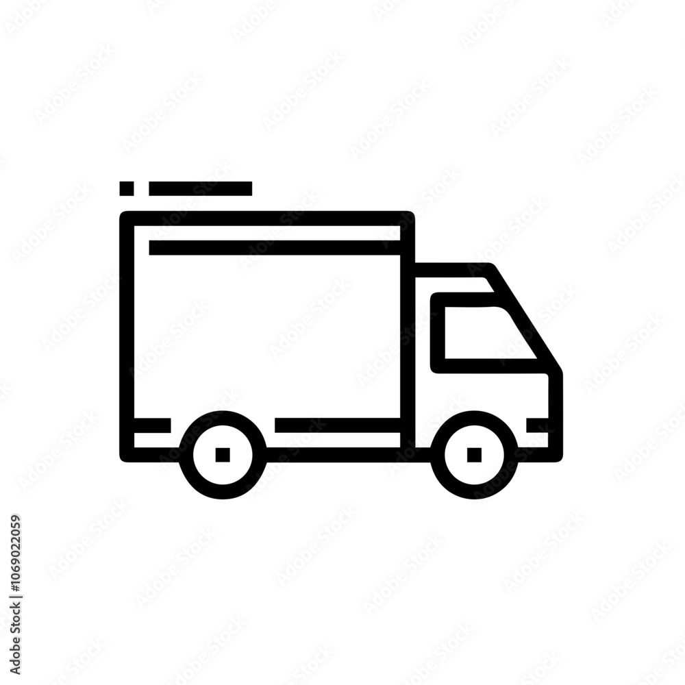 Truck icon symbol vector illustration Truck icon symbol vector illustration