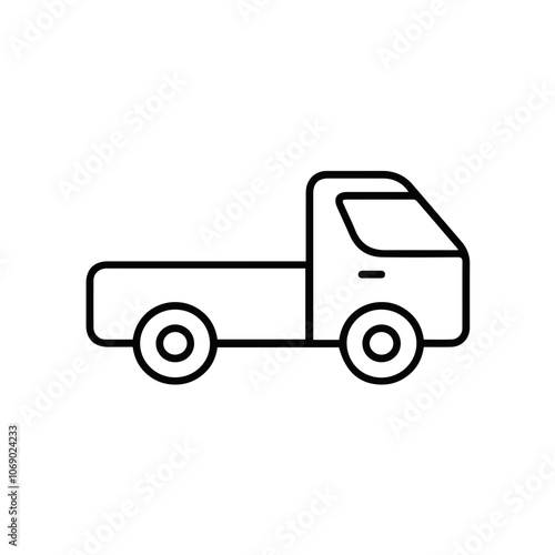 Wallpaper Mural Truck icon symbol vector illustration Torontodigital.ca