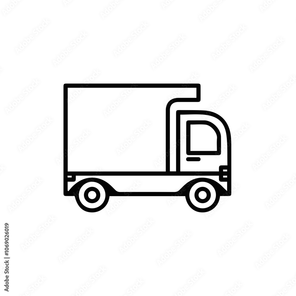 Truck icon symbol vector illustration Truck icon symbol vector illustration