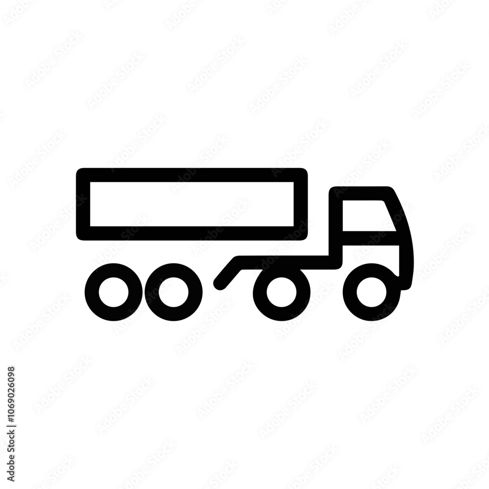 Truck icon symbol vector illustration Truck icon symbol vector illustration