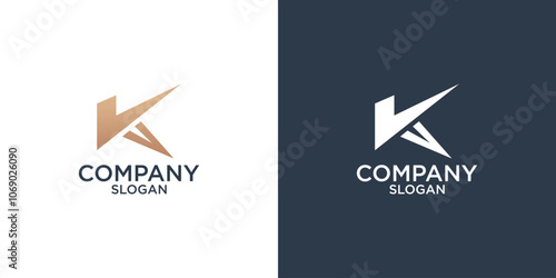 Free Download letter K abstract monogram logo design vector - GFXLoad
