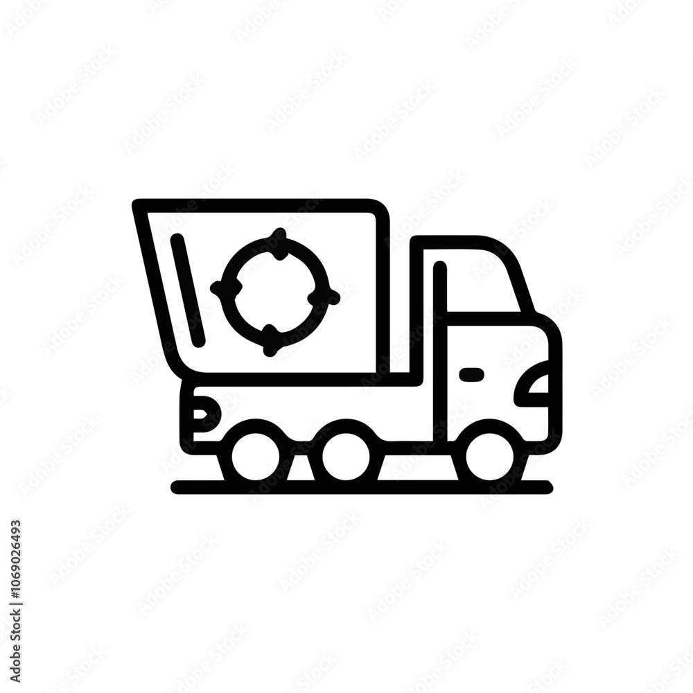 Truck icon symbol vector illustration Truck icon symbol vector illustration