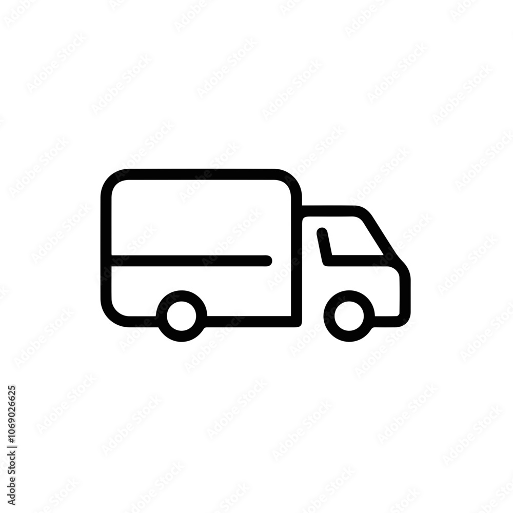 Truck icon symbol vector illustration Truck icon symbol vector illustration