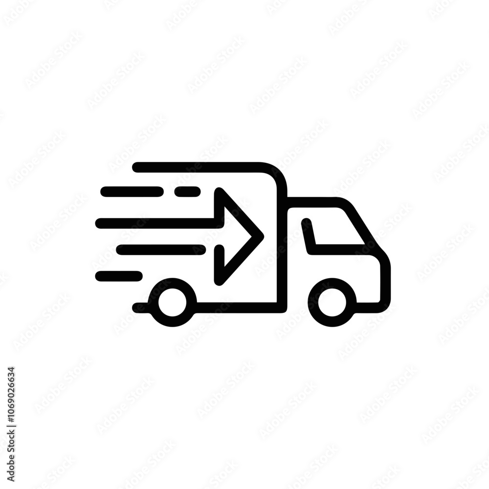 Truck icon symbol vector illustration Truck icon symbol vector illustration