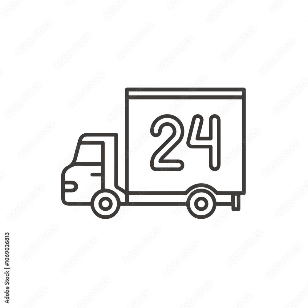 Truck icon symbol vector illustration Truck icon symbol vector illustration