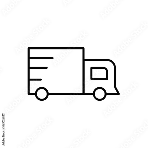 Truck icon symbol vector illustration