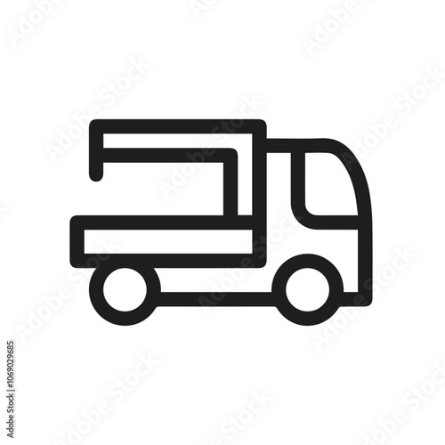 Truck icon symbol vector illustration